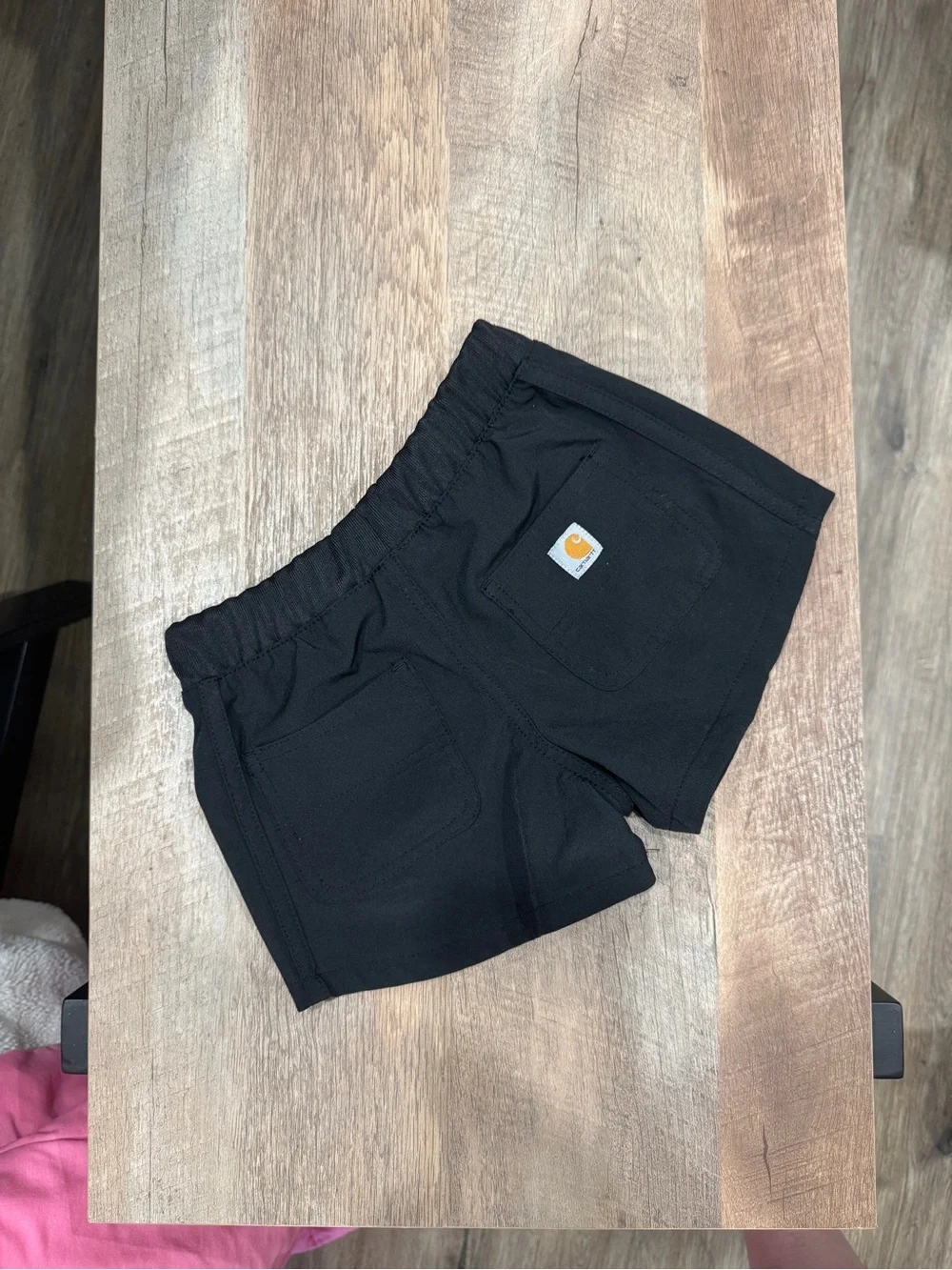 Carhartt Girls Black Shorts CH9298 - Rugged Flex Ripstop Short